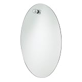 :USE Nuovo Small Oval Mirror, Polished Chrome by :USE