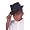 Child Black DuraFelt Fedora (Non-Cotton)