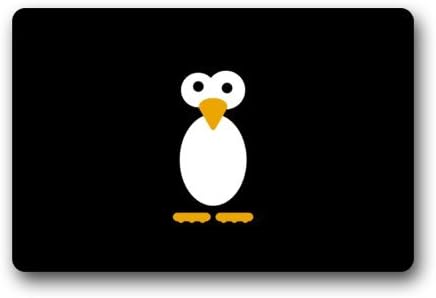 Home Fashions Rectangle Machine-washable Non-Slip Ship Cute Penguin Painting Doormat Floor Mat - 23.6 x 15.7inches,3/16" Thickness- Stylish Door mat