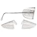 H.L. Bouton Slip-On Sideshields for safety glasses, Clear Flexible, One pair, 99705