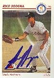 Rico Brogna, Toledo Mud Hens - Tigers Affiliate, 1991 Line Drive Pre Rookie Autographed Card