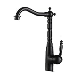 Rozinsanitary Luxury Oil Rubbed Bronze Kitchen Sink Faucet Single Handle One Hole Mixer Tap by ROZIN
