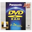 Panasonic DVD ram Disc, 240mun, 9.4gb, LM-AD240LU