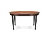 Kitchen & Housewares : International Concepts T57-6648XBT 48 x 48 x 66 Inch Oval Butterfly Leaf Extension Table - Black-Cherry