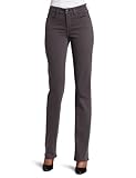 IMAGE OF Not Your Daughter's Jeans Women's Marilyn Straight Jean with Back Pocket Detail , Pewter, 2
