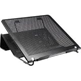 Rolodex 82444 Laptop Stand, Adjustable, Ventilated, Cord Oranizer, Supports 15-Lbs.