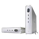 ICY DOCK MB664UEA-1S - Screw-less 3.5 SATA to FireWire 400 & USB 2.0 Aluminum Tray-less External Hard Drive Enclosure - Pearl White