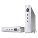 ICY DOCK MB664UEA-1S - Screw-less 3.5 SATA to FireWire 400 & USB 2.0 Aluminum Tray-less External Hard Drive Enclosure - Pearl White