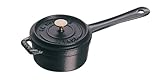 Staub .25 Quart Sauce Pan, Black Matte