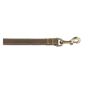 Ancol Timberwolf Leather Dog Lead, 1 m, Sable
