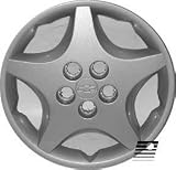 REFINISHED 14 inch Silver Full Face Painted Factory, OEM Hubcap, Wheel Cover