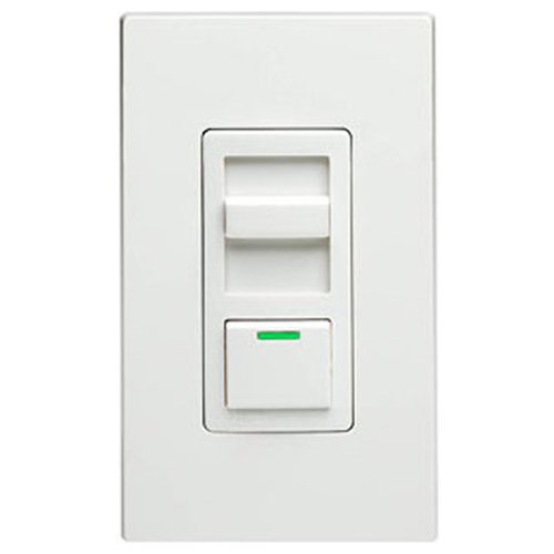 Leviton IPF01-1LX IllumaTech 1.5A Quiet Step Preset Fan Speed Control, Single Pole, White/Ivory/Almond