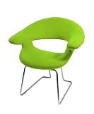 Walker Edison Furniture CH38LI-Ultra Soft Studio Chair Lime -Set of 2