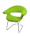 Walker Edison Furniture CH38LI-Ultra Soft Studio Chair Lime -Set of 2