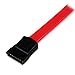 StarTech.com 18-Inch SATA to Left Side Angle Serial ATA Cable (SATA18LSA1)