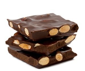 Sugar Free Dark Chocolate Almond Bark: 6 LB