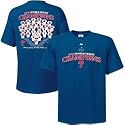 Majestic Philadelphia Phillies 2008 World Series Champions Royal Blue Champs Jersey Roster T-shirt