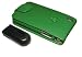 Piel Frama Premium Leather Case with SNAP Closure for the Apple iPhone 4 (Green)