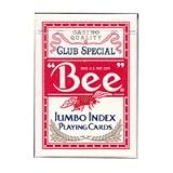 Bee Poker, Jumbo Index Playing Cards - 12 Decks