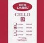 Super-Sensitive Red Label Cello D String, 1/4