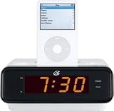 GPX CI188W AM/FM Clock Radio with iPod Dock