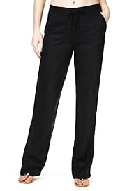 Pure Linen Wide Leg Beach Trousers