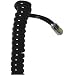 GE TL96177 12 Foot Coil Phone Cord (Black)