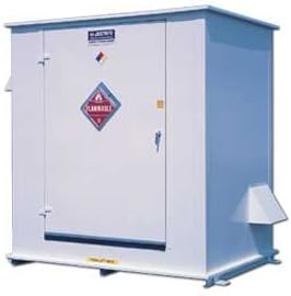 Us Chemical Outdoor Storage Cabinet - Non Fire Rated With Ramp H28160 Drum