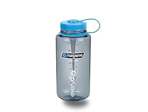 NALGENE WIDE MOUTH 1.0L BOTTLE (GREY)