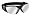Black Frame  Silver Mirror Lens