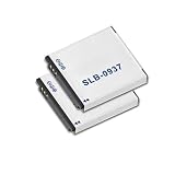 Samsung SLB-0937 / SG-DVBT008 Equivalent Replacement Lithium Ion Rechargeable Battery 2-Pack for Samsung NV4, L730, L830 and i8 Digital Cameras