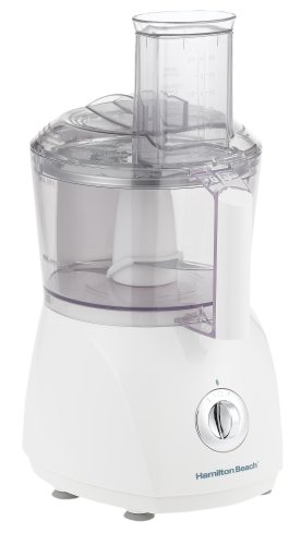 Hamilton Beach 70610 500-Watt Food Processor, White