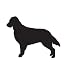 Sport Dog Pet Flat-Coated Retriever Car Truck Vehicle Bumper Helmet Decal Sticker Wall Art Laptop Design Skin Stickers