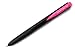 Uni Uni-Ball Signo Knock Ballpoint Pen RT1 0.38mm, Black Ink, Black and Pink (UMN155C38B.13)
