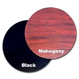 Office Products : 24' Mahogany/Black Round Tabletop (06-0772) Category: Office Side Meeting Room Tables