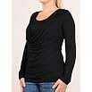 Motherhood Maternity: Long Sleeve Pull Over Nursing Blouse