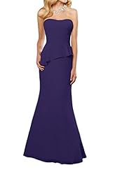 Lace Chiffon Mermaid Bridesmaid Dress/Wedding Dress 