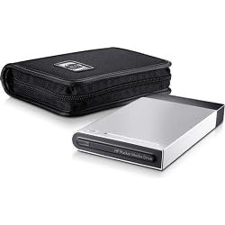 HP Pocket Media Drive 500 GB USB 2.0 Portable External Hard Drive HPBAAA5000ASL-NHSN (Black/Silver)