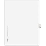 Avery Individual Legal Exhibit Dividers, Avery Style, 15, Side Tab, 8.5 x 11 Inches, Pack of 25 (11925)