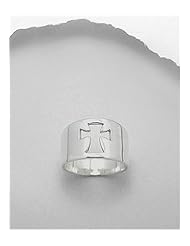 Cross Ring In 92.5 Sterling Silver