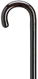 Imported French Wood, Crook, Hand-rubbed, Ebony, Ladies Cane