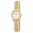 Timex #T2H381 Women's Two Tone Expansion Band Easy Reader Indiglo Watch
