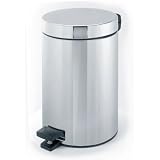 (348686) Brabantia Pedal Bin 3 Litre in Brilliant Steel