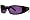Black Ice Frame with Purple Polycarbonate Lens