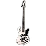 Schecter Simon Gallup UltraBass 4-String Bass Guitar, Black/White