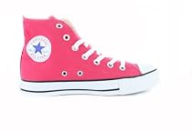 Converse All Star Hi top Raspberry/White