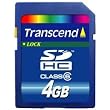 Transcend TS4GSDHC6 4GB SDHC card (SD 2.0 SPD Class 6)