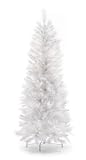 1.95M (6.5FT) WHITE SLIM DUCHESS  ARTIFICIAL CHRISTMAS TREE