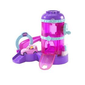 Childrens Toyshop  Toys : Polly Pocket Glitter Garage Playset