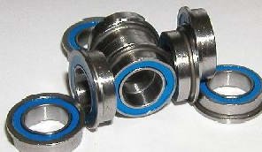 10 Flanged Bearing 6x10 Sealed 6x10x3 Miniature Ball Bearings